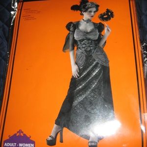 WOMEN'S MASQUERADE BALL COSTUME SIZE LARGE 12/14